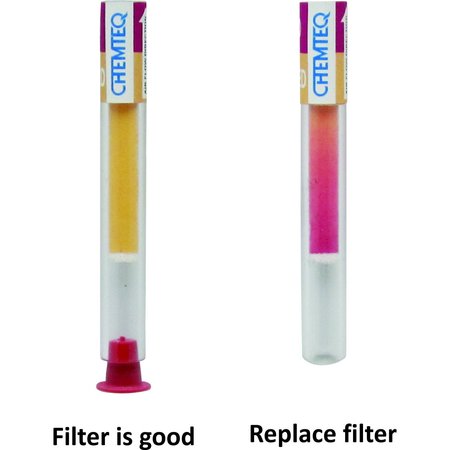 CHEMTEQ Filter Change Indicator-Low Flow Fillters for Organic Vapor 119-0000